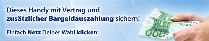 Handy mit Vertrag und Auszahlung auf Ihr Konto