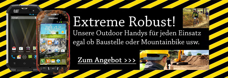 Outdoorhandys für Baustelle usw.