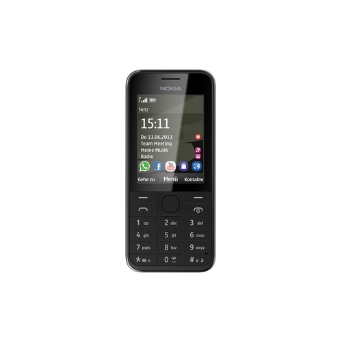 NOKIA 208 BLACK HANDY OHNE VERTRAG UMTS BLUETOOTH